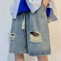 StyleCast Men Loose Fit Denim Shorts-image-67