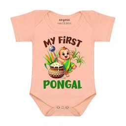 Arvesa My First Pongal Printed Bodysuit-23