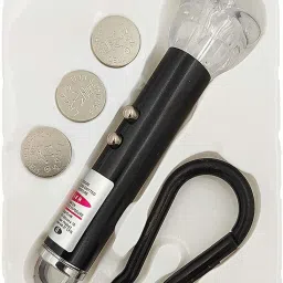 Naama 3in1 Laser Pointer, Laser Torch with Emergency Hazard LED Light & KeyChain Hook-42