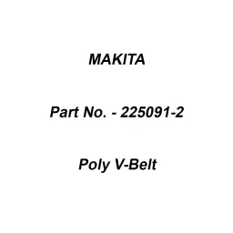 Makita Poly V-Belt Size 6-355 mm Suitable For MT940, Part No 225091-2-21