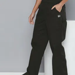 Puma Women High Rise DOWNTOWN Straight Comfort Fit Outdoor Track Pants-image-46