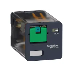 Schneider Electric 24 V AC Coil 10 A Switching Current 3PDT Plug In Power Relay, RUMC31ND-19
