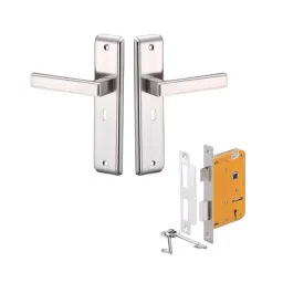 Dorset Kaira HLKAISC(KY) 203.2 mm (8 Inch) Silver Chrome Finish Zinc Mortise Door Lock Set-24