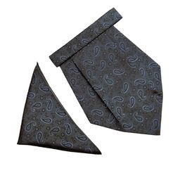 Paisley Design Cravats & Pocket Square Combo-image-99