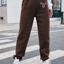 TABADTOD Women Printed Relaxed Loose Fit Joggers Trousers-image-87