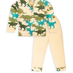 THE TORN Kids Dinosaur Printed Night suit-image-61