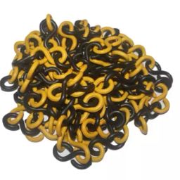 Ladwa 10 mtr Yellow and Black Safety Barrier Cone Chain-37