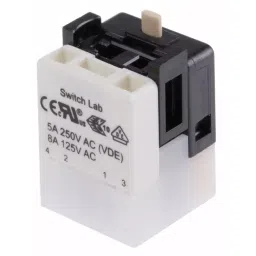 RS PRO Contact Block for Use with ADA16E Series 125 V AC 250 V AC 1CO, 7452427-12
