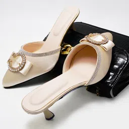 Try Me Women Suede Party Stiletto Sandals-image-10