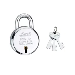 Link 50 mm Stainless Steel BCP Finish 3 Keys Padlock-image-72