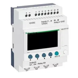Schneider Electric 12 V DC 20 I/O Compact Smart Relay With Clock With Display, SR2B201JD image 1