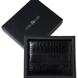 Scrumbler Men Textured Leather Two Fold Wallet-image-14