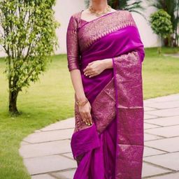 Areca Designer Woven Design Pure Silk Banarasi Saree-image-18