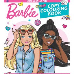 Barbie Copy Colouring Book - English-0
