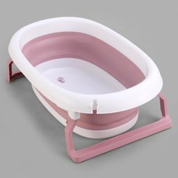 Foldable Baby Bath Tub - Pink-77