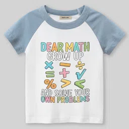 INCLUD Boys Typography Printed Round Neck Raglan Sleeves T-shirt-image-74
