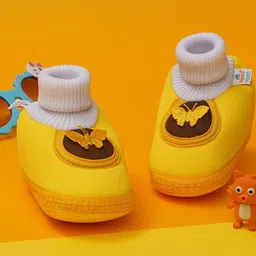 NESKA MODA 6 To 12 Months Baby Girls & Baby Boys Soft Cotton Cute Butterfly Booties-picture-32