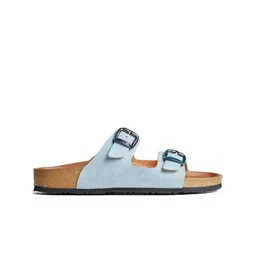 Slash O Women Printed Fashion with Buckles Flats-picture-1