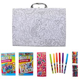Scentos Colour-in Mini Case Mega Colouring - Multicolor image 4