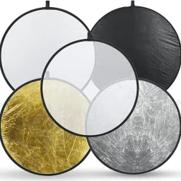 eloies 43Light Reflector,5-in-1 Collapsible Portable Photography Videography Reflectors Reflector-38