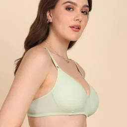 KOMLI Pack Of 3 Lightly Padded Non-Wired Medium Coverage Bra image 4