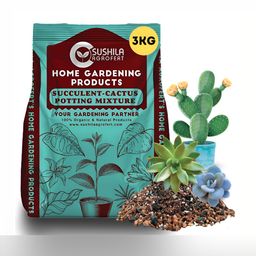 SUSHILA AGROFERT Brown 100% Organic & Natural Succulent Garden Accessories - 3 Kg-0