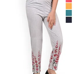 BAESD Girls Pack Of 5 Cotton Mid Rise Lounge Pants-picture-20