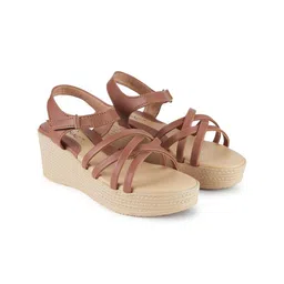 MOSAC Women Solid Open Toe Platform Sandals-47
