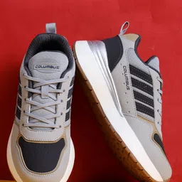 Columbus Men Mesh Running Non-Marking Lace - Ups Shoes-picture-15