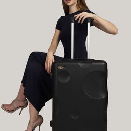 MINI WESST The Moon Textured Hard-Sided Cabin Trolley Bag-16