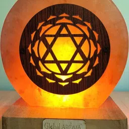 Kuber Yantra Himalayan rock salt crafted Lamp-picture-37