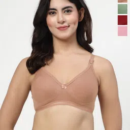 LILY Ithsird Pack Of 4 Full Coverage Heavily Padded T-shirt Bra-picture-16