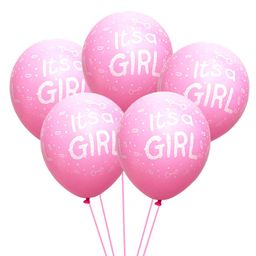 Skylofts Its A Girl Balloons For Baby Shower Set Of 25 - Pink-17