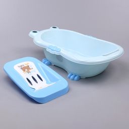 Babyhug Bath Tub With Bath Tray Animal Print - Blue-image-15