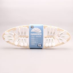 Circular Shaped Hanger With Clips 18 Clips (Color May Vary)-36