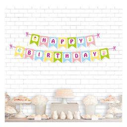 Untumble Fairy Theme Happy Birthday Banner Multicolour - Length 152 cm-image-44