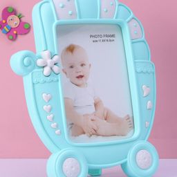 Stroller Shaped Photo Frame - Blue-65