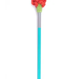 Happy Threads Pencil with Hand Crafted Flower Shaped Crochet Topper - Red-picture-5