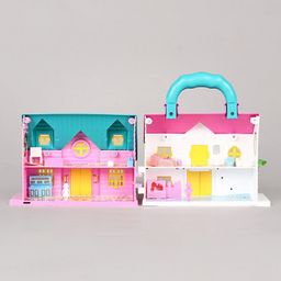 Toytales Doll House Toy Set of 2 Houses 17 Pieces (Colour & Design May Vary)-8