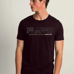 SUN 'N' SUMMER Typography Printed Round Neck Regular Fit T-shirt-image-72