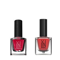 LYN LIVE YOUR NOW Set Of 2 Nail Polish - 8 ml Each - Rani Pink Love - Coral Of Story-17