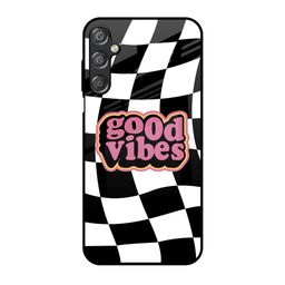 QRIOH Good Vibes Printed Samsung Galaxy M15 5G Back Case Mobile Accessories-picture-36