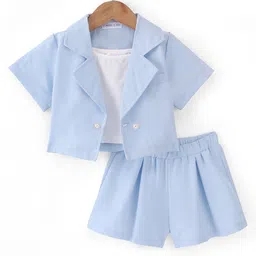Mark & Mia Girls Top with Shorts-image-34