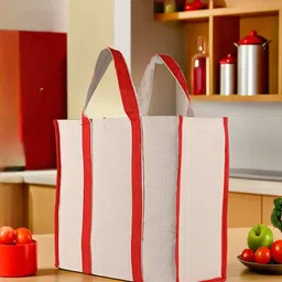 Kuber Industries Structured Tote Bag with Applique image 1