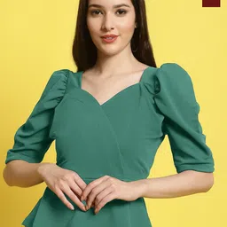Metronaut Womens - Pack Of 2  Sweetheart Neck Crop Top-image-120