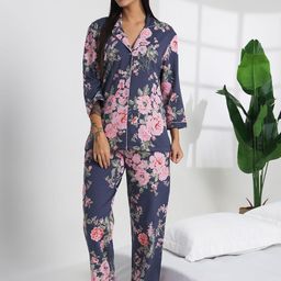 Bannos Swagger Women Printed Night suit-image-9