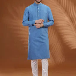 Modi Kurta Men Solid Daily Straight Kurta-picture-26