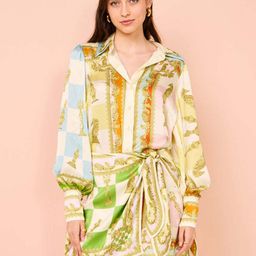 Routes by All About You Women Tropical Print Belted Shirt Mini Dress-image-23