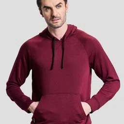 BOLDFIT Men Hooded Neck Full Sleeves Pullover Kangaroo Pocket Sweatshirt-image-14