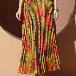 OTABU Women Floral Printed A-Line Maxi Skirts-picture-18